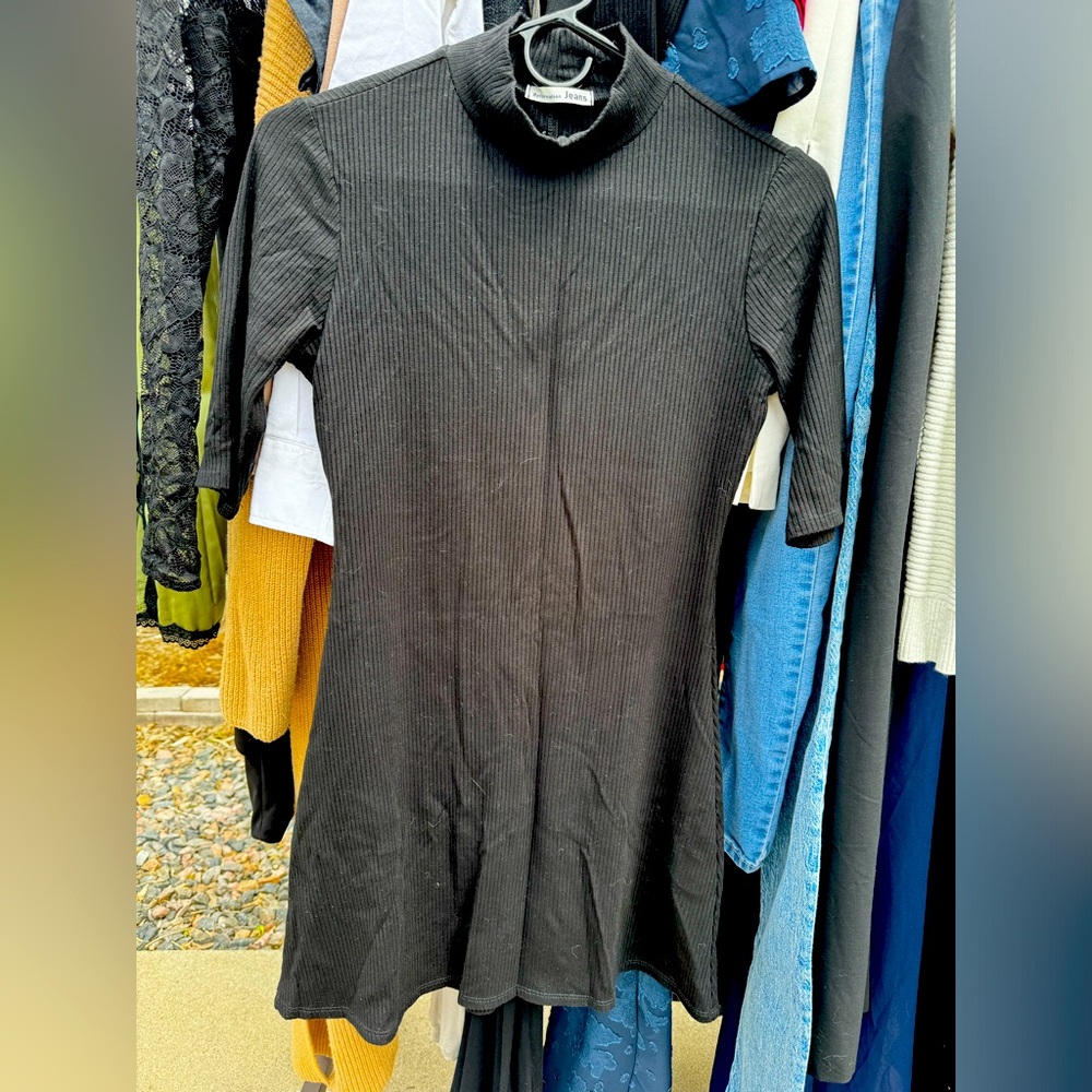 Vintage Reformation mock neck dress